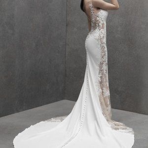 Sheer Sides Madison James Wedding Dress